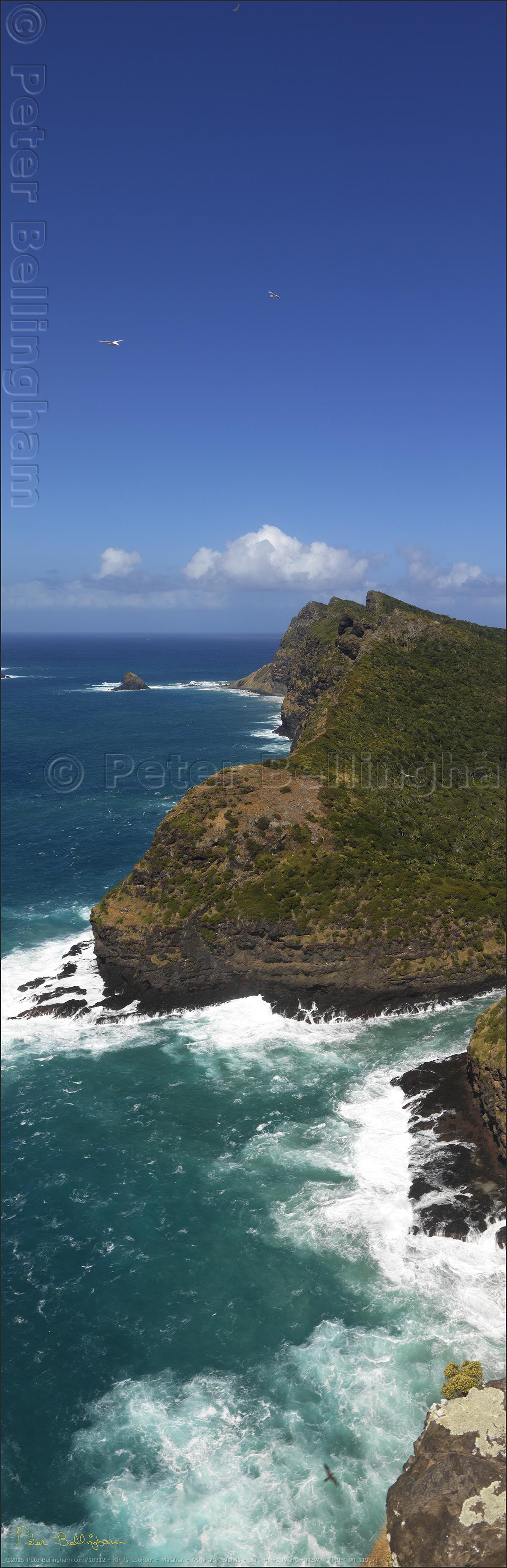Peter Bellingham Photography Kim's Lookout - Malabar - Admiralty Islands - Lord Howe Island - NSW V (PBH4 00 11937)